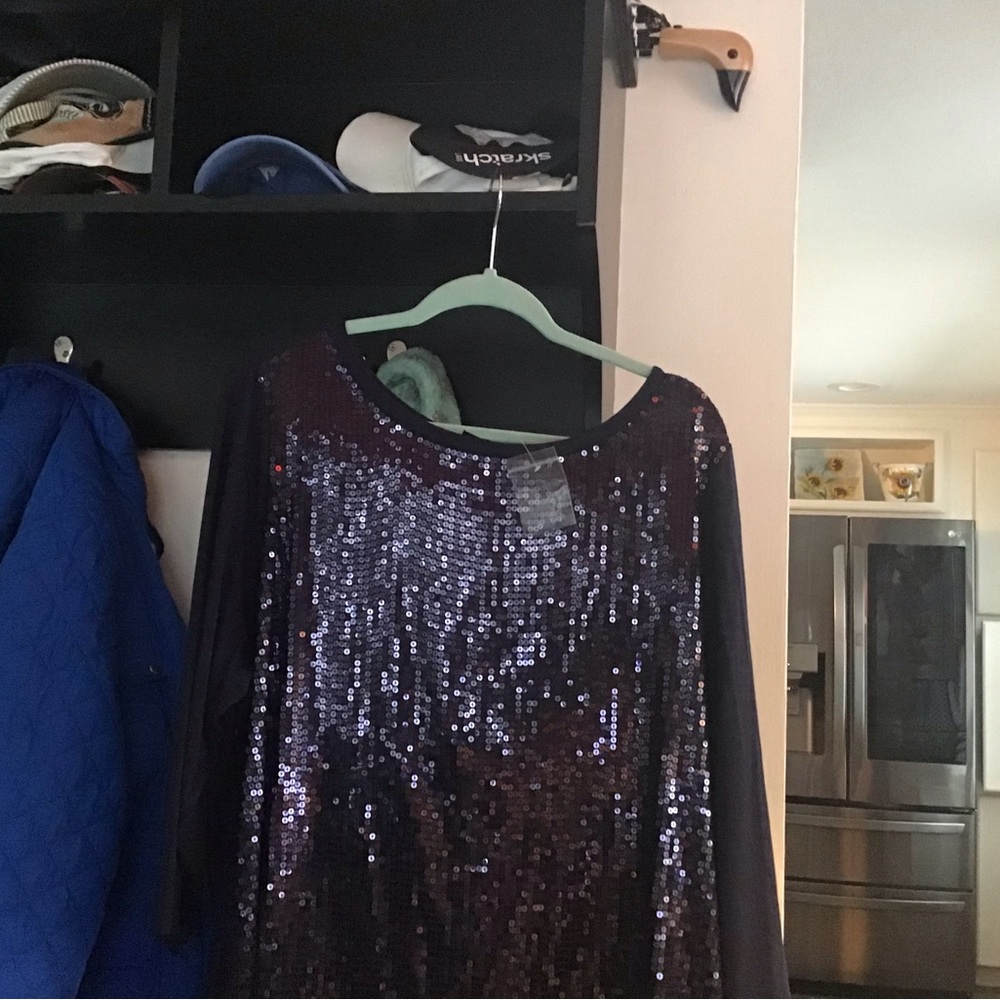 Plus size Joan Rivers evening top - Picture 2 of 2